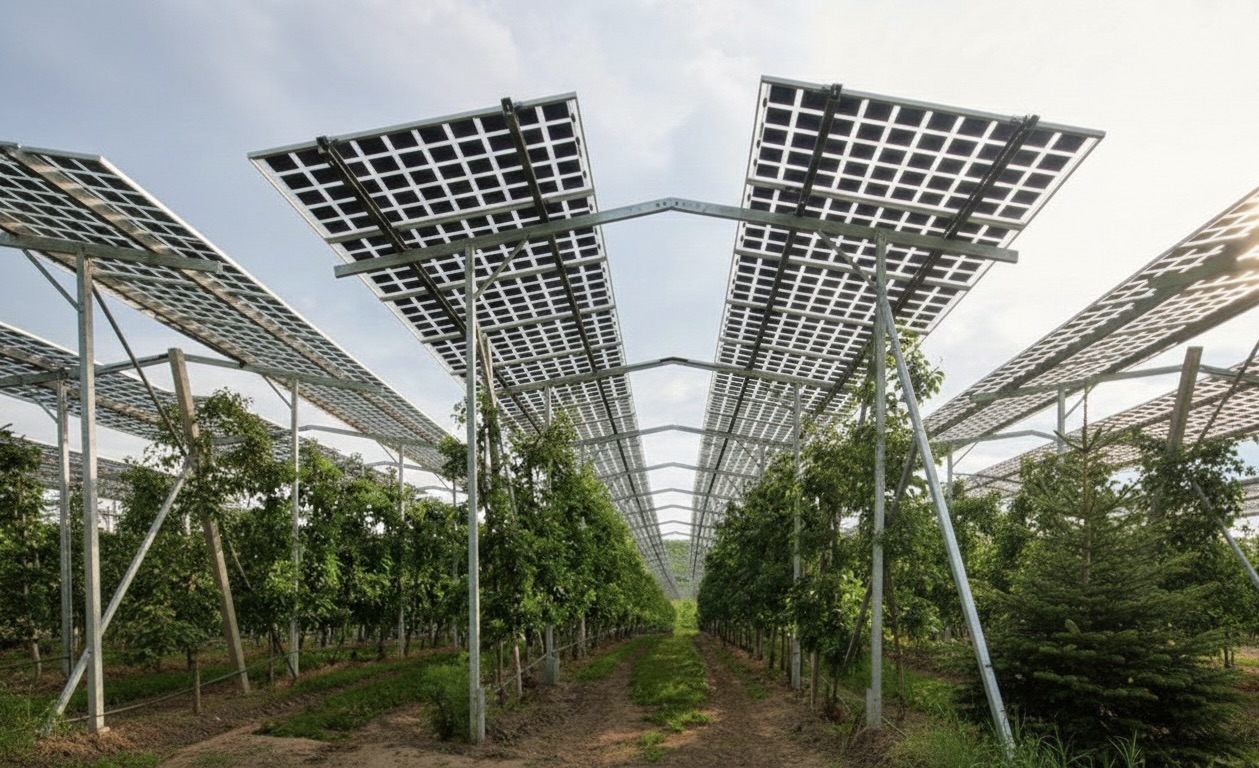 Agri PV Tannenbaum